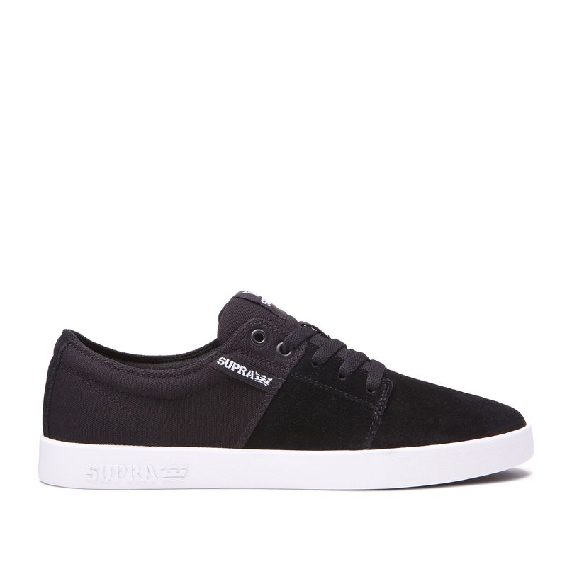 Supra Stacks Ii Low Top Schuhe Herren - Schwarz RBK30214